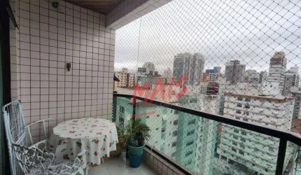 Apartamento com 2 dormitórios para alugar, 95 m²  - Pompéia - Santos/SP