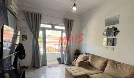 Apartamento com 2 dormitórios à venda, 80 m² - Aparecida - Santos/SP
