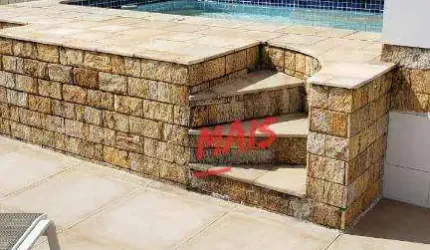 Cobertura duplex,  2 quadras da praia , Gonzaga  - 277 metros piscina e churrasqueiraa