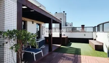 Cobertura com 210 m² 3 dormitórios 1 suíte 4 banheiros 3 vagas cobertas