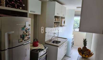 Apartamento com  44 m² 02 Dormitórios 1 vaga semi-mobiliado
