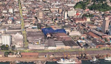 GALPÃO COMERCIAL NO CENTRO DE SANTOS ÁREA PRÓXIMA DO PORTO DE SANTOS 4200m