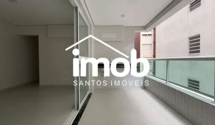 Apartamento Novo com 2 Dormitórios, 2 Suíte, 1 Vaga Demarcada, no quarteirão da praia do Embaré em Santos/SP