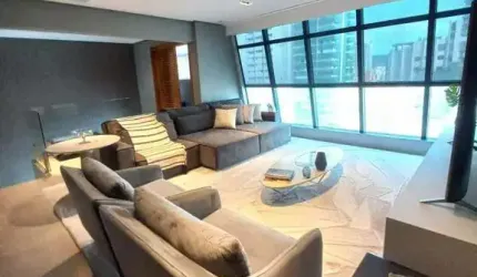 Apartamento Alto Padrão - 4 suítes - piscina - Boqueirão - Santos