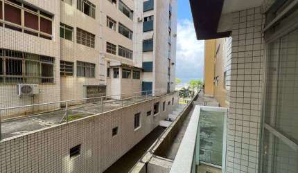 APARTAMENTO LATERAL AO MAR 2 DORMITÓRIOS + DEPENDÊNCIA 101,70 m² GONZAGA