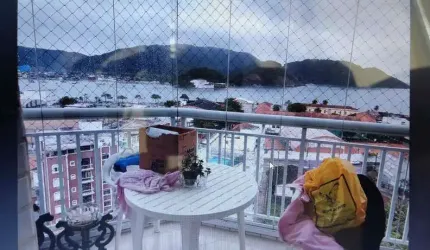 APARTAMENTO 2 DORMITÓRIOS 2 SUÍTES 2 VAGAS VARANDA COM VISTA MAR