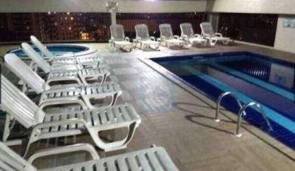 FLAT PALADIUM REFORMADO SACADA PRÉDIO COM LAZER 36 m² CENTRO SÃO VICENTE