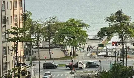 APARTAMENTO 1 QUADRA DA PRAIA DO EMBARÉ, ALTO PADRÃO, LAZER COMPLETO, GARAGEM
