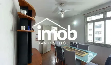 Apartamento com 2 dormitórios à venda, 90 m² por R$ 420.000 - Gonzaga - Santos/SP