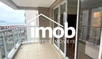 Apartamento Vista Mar com 3 dormitórios no José Menino - Santos, SP