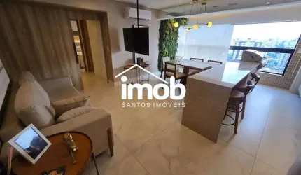 Venda - Apartamento 2 dormitórios com lazer - Ponta da Praia - Santos