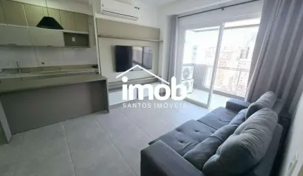Venda - Apartamento 2 dormitórios - 1 vaga demarcada - Edifício Brauna Residencial - Gonzaga - Santos