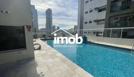 Apartamento no Gonzaga, 2 Quartos (2 Suíte), 1 Vaga Demarcada, Lazer Completo, 87 m²