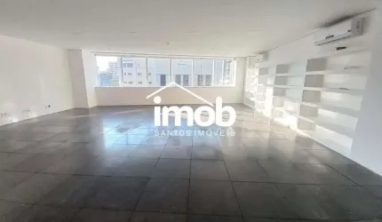 Conjunto Comercial com 148 m² para locação no Gonzaga em Santos/SP