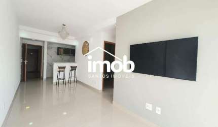 Apartamento Garden 54 m² para locação no Embaré Santos SP