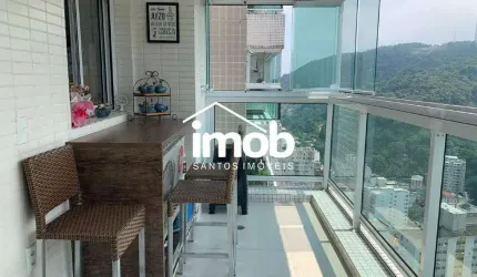 Apartamento com 2 dormitórios no José Menino em Santos/SP