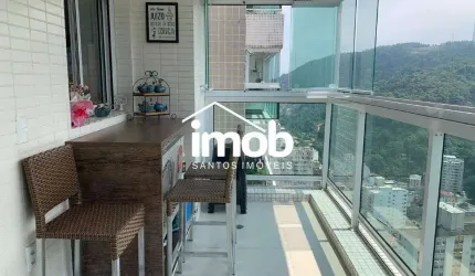 Apartamento com 2 dormitórios no José Menino em Santos/SP