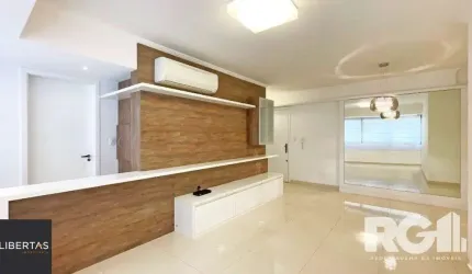 Apartamento com 79 m2 de 2 dormitórios com uma suíte e uma vaga..
