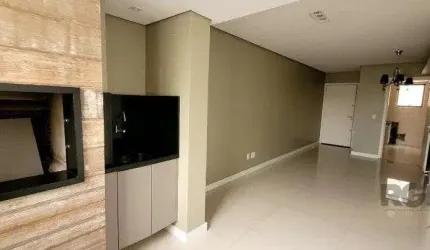 Apartamento a venda 2 dormitórios com churrasqueira, 1 suite, elevador e garagem