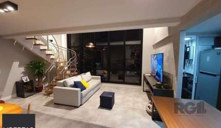 Excelente apartamento Duplex de 74m² com 01 suíte e 2 vagas.