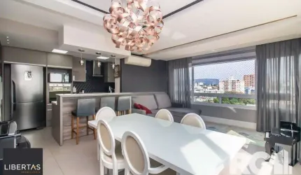 Apartamento semimobiliado com 3 dormitórios e 2 vagas em condomínio completo