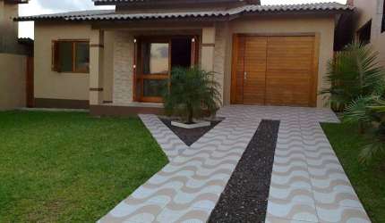 Casa de Alvenaria Com 132,00m² Área Privativa 2 Dormitórios  Três Cachoeiras RS