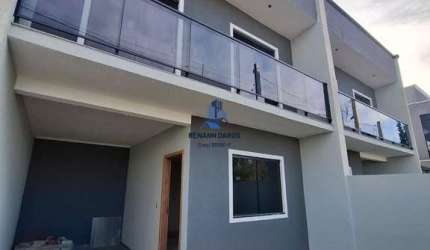 Sobrado em condomínio fechado em Curitiba - SOBRADO COM 3 QUARTOS Á VENDA NO CIC