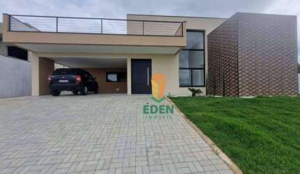 Casa com 3 suítes, 5 banheiros, garagem para 4 carros, à Venda no Condomínio Villagio Araçoiaba, Araçoiaba da Serra/SP