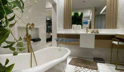 106 m2 de puro requinte Cidade Maia 3 dorms sendo uma suite master com SPA  Varanda gourmet integrada a sala