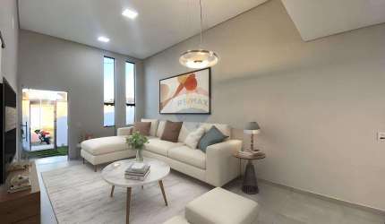casa NOVA 3 dormitórios sendo 1 suíte