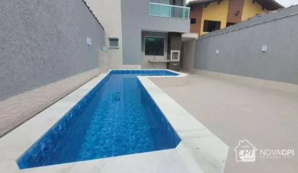 Sobrado com 3 quartos Tupi em Praia Grande/SP