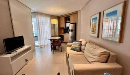 Apartamento no Gonzaga com 1 Quarto Mobiliado Pronto para Morar