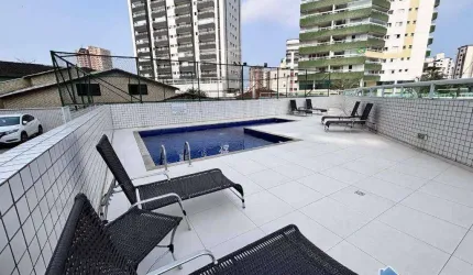 Apartamento com 2 quartos Vila Guilhermina na Praia Grande/SP