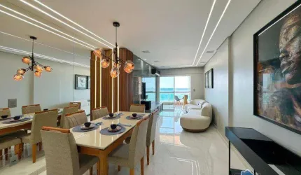Cobertura Duplex com 3 Quartos Vista Mar Lazer Completo