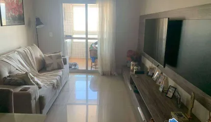 Apartamento à venda no bairro Guilhermina, Praia Grande – 2 quartos, 1 suíte, varanda e lazer completo