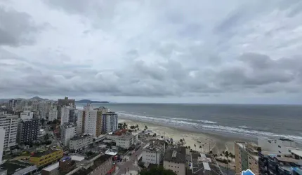Cobertura com vista para o mar no bairro Ocian – 3 dormitórios, piscina privativa e churrasqueira