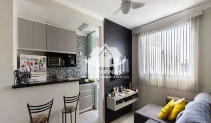 Apartamento com 2 quartos à venda na Avenida Washington Luís, 4601, Parque Jambeiro, Campinas, 46 m2 por R$ 215.000