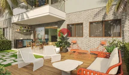 Incrível Apartamento tipo GARDEN com 38m² próximo ao BEACH PARK | Porto Das Dunas, Aquiraz-CE