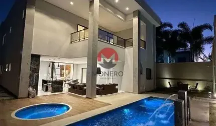 MANSÃO FRENTE LAGO no ALPHAVILLE EUSÉBIO com 407m² | Cidade Alpha, Eusébio-CE