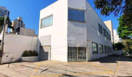 Salão para aluguel com 742 m², 1 quarto 15 vagas em Vila Itapura, Campinas