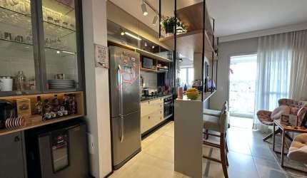 Apartamento mobiliado e decorado Jardim Contorno, Residencial Nova Nação América, Bauru-SP