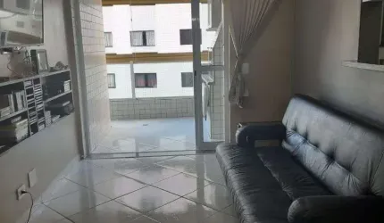 Apartamento com 2 quartos para alugar na Avenida Jorge Hagge, Aviação, Praia Grande, 76 m2 por R$ 3.980