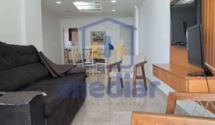 Apartamento com 3 quartos para alugar na Rua Ipanema, Guilhermina, Praia Grande, 140 m2 por R$ 4.500