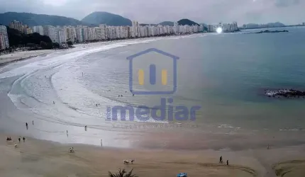 Apartamento com 3 quartos para alugar na Avenida General Monteiro de Barros, Vila Luis Antônio, Guarujá, 125 m2 por R$ 8.500