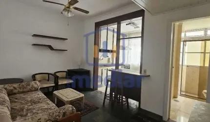 Apartamento com 1 quarto para alugar na Rua Galeão Carvalhal, Gonzaga, Santos, 33 m2 por R$ 3.570
