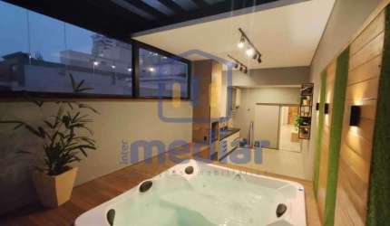 Cobertura com 3 quartos à venda na Avenida Doutor Bernardino de Campos, Campo Grande, Santos, 158 m2 por R$ 1.805.000