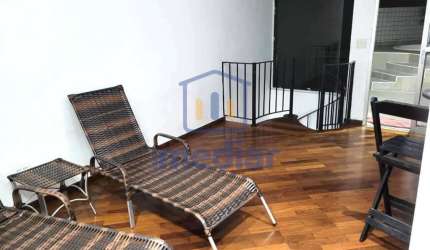 Cobertura com 3 quartos para alugar na Avenida Washington Luís, Vila Mathias, Santos, 147 m2 por R$ 6.200