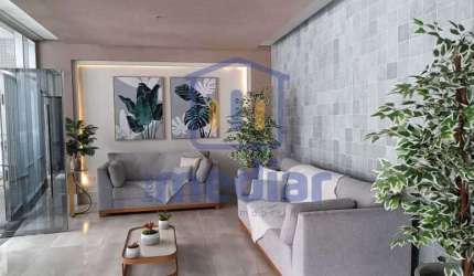 Apartamento com 1 quarto à venda na Rua Luiz Antônio de Andrade Vieira, Boqueirão, Praia Grande, 58 m2 por R$ 420.000