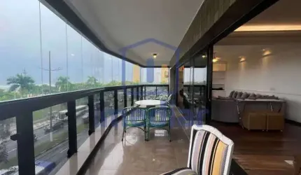 Apartamento com 3 quartos para alugar na Avenida Presidente Wilson, Pompéia, Santos, 252 m2 por R$ 15.000