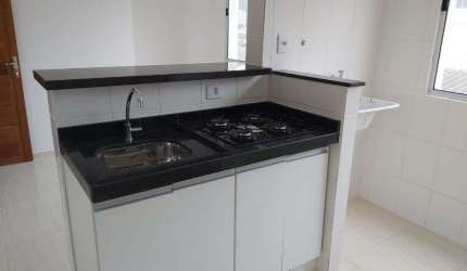Apartamento com 2 quartos para alugar na Avenida Antônio Emmerick, Vila São Jorge, São Vicente, 65 m2 por R$ 1.900